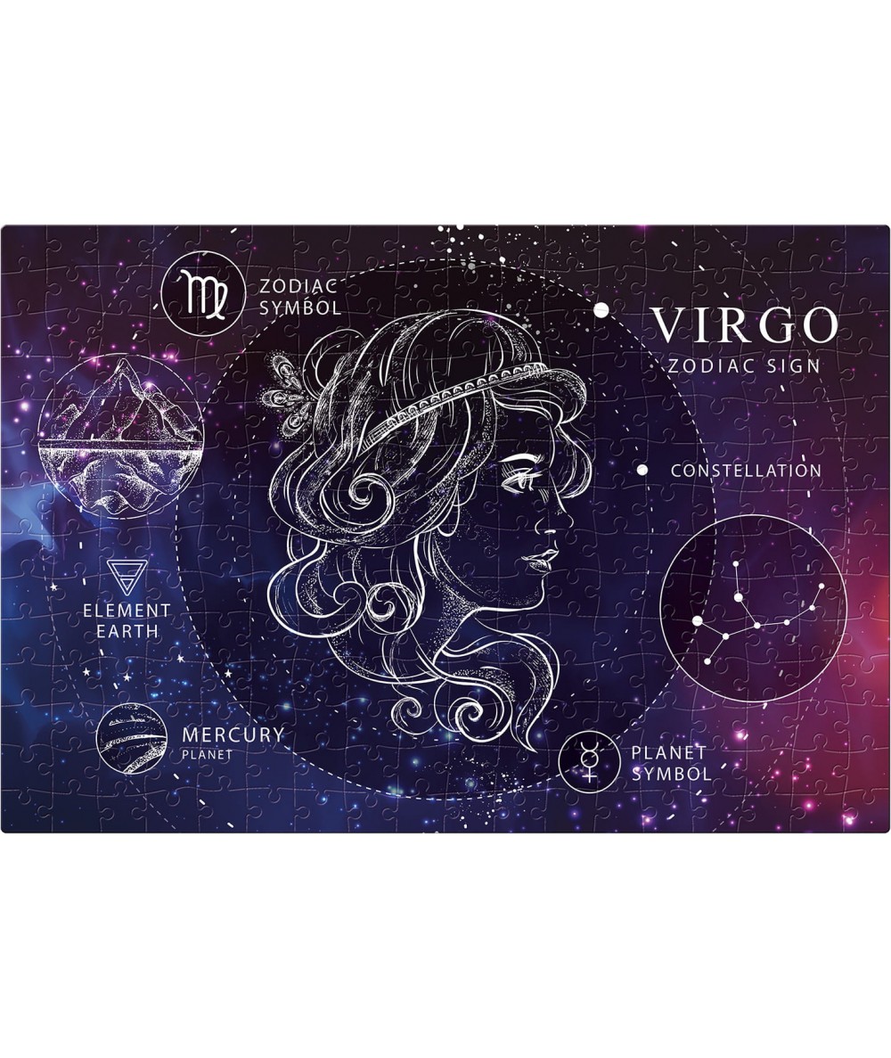 Puzzle ZNAKI ZODIAKU PANNA 250 El INTERDRUK 68x33cm W Prezent POLSKIE