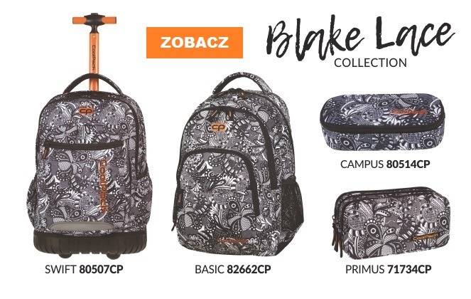 Kolekcja CoolPack Black Lace - plecaki i akcesoria szkolne do kolorowania
