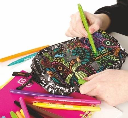 Pokoloruj swój plecak od CoolPacka specjalnymi flamastrami lub farbkami - kolekcja Black Lace!