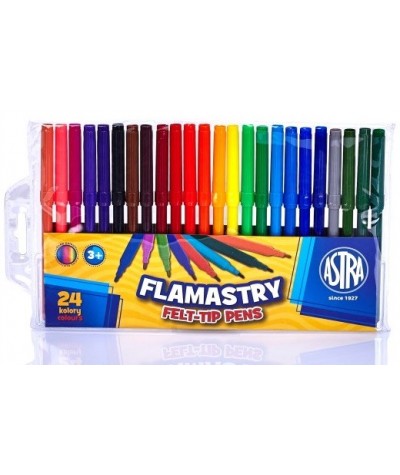 Flamastry Astra 24 kolory dla dzieci