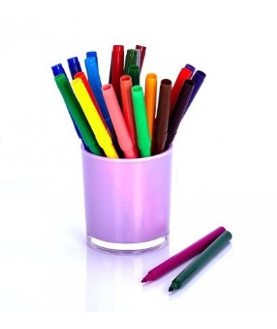 Flamastry 24 kolory Astra do szkoły dla dzieci duży zestaw