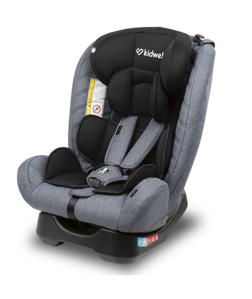 Fotelik samochodowy dla dziecka 0-36 kg Kidwell Maver szary bezpieczny