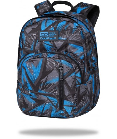 Plecak szkolny chłopięcy CoolPack BLUE IRON granatowy DISCOVERY CP 17”