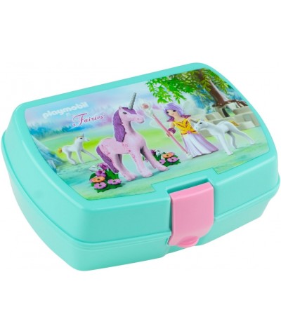 Lunchbox dla dziewczynki Playmobil Fairies wróżki