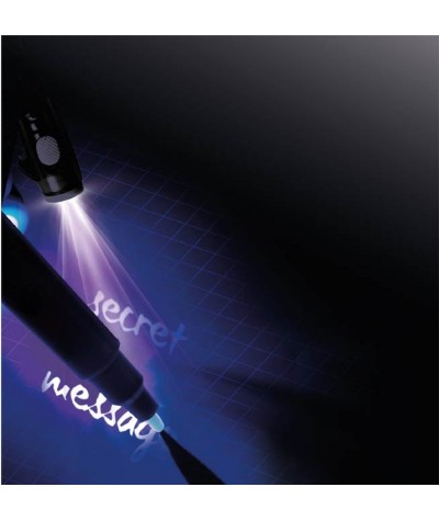 Długopis szpiegowski z lampką LED UV niewidzialny tusz Kidea MIX blister