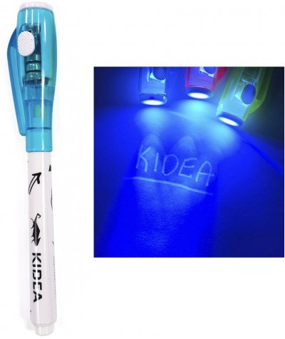 Długopis z lampką LED szpiegowski UV niewidzialny tusz Kidea MIX