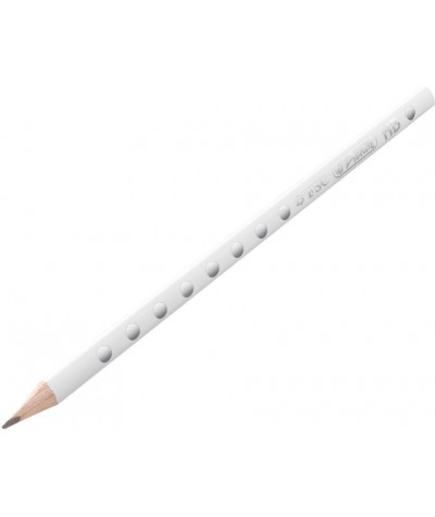 Zestaw ołówki HB drewniane HERLITZ Frozen Glam srebrne kropki 2 SZT.