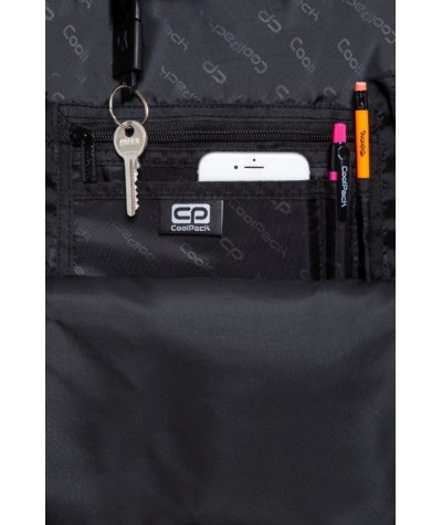 Plecak na k&oacute;łkach BLOKI GRA CoolPack BRĄZOWY zielony City Jungle 27L