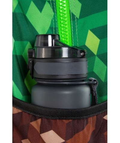 Plecak na k&oacute;łkach BLOKI GRA CoolPack BRĄZOWY zielony City Jungle 27L