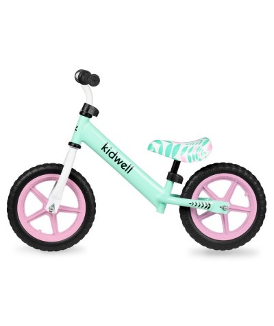 Lekki rowerek biegowy Kidwell BIAŁY dla dziecka koła EVA 12" REBEL