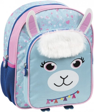 Plecak dla dziecka LAMA DERFORM mały z uszami i pluszową grzywką Animals