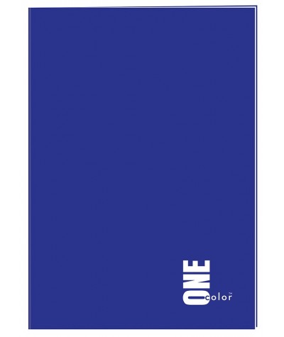 Zeszyt A4 niebieska kratka 96K gładka okładka One Color Interdruk MIX