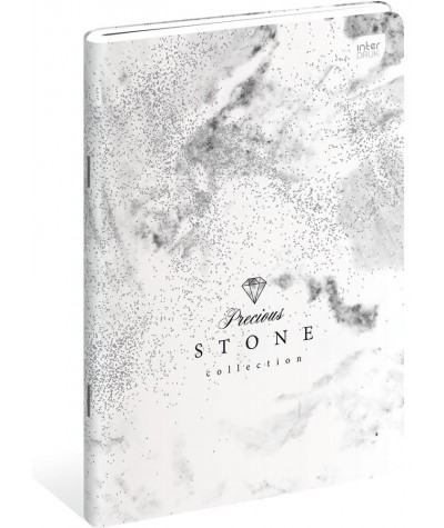 Zeszyt A5 kratka 96K okładka marmur Prcious Stone dziewczęcy Interdruk MIX