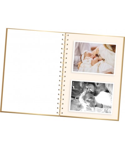 Album fotograficzny B5 25 kart 190g kremowy glamour Interdruk na prezent