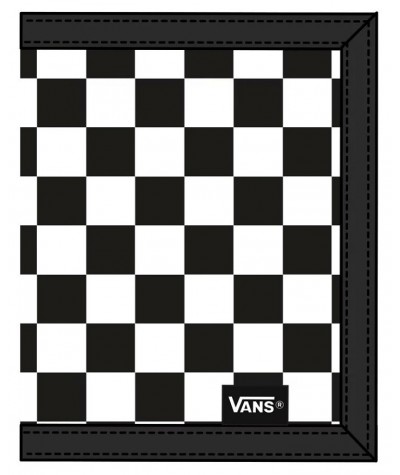 Portfel VANS SLIPPED BLACK WHITE CHECK szachownica klasyczna