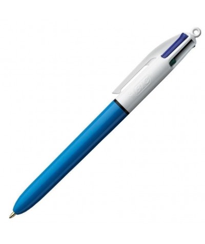 Długopisy BIC 4w1 4 kolorowy niebieski zielony fioletowy różowy