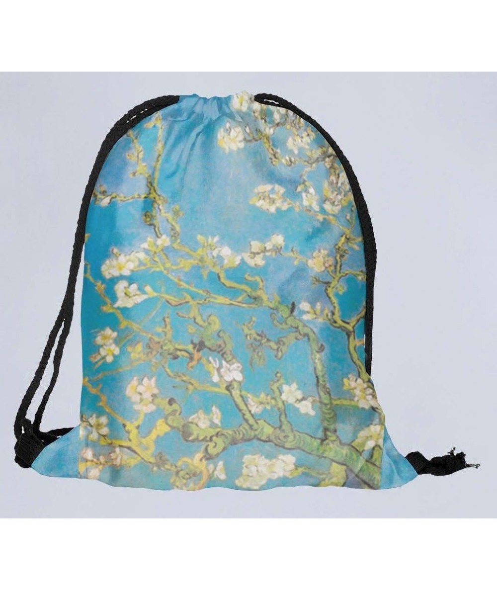 Plecak worek dla dziewczyny Kwitnący Migdałowiec van Gogha Blossom