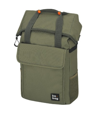 Plecak młodzieżowy ekologiczny be.bag be.flexible Olive khaki 30L