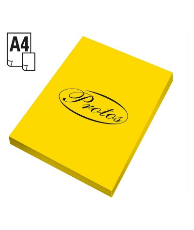 Żółty papier A4 kserograficzny 100 arkuszy 80g/m2 do drukarek