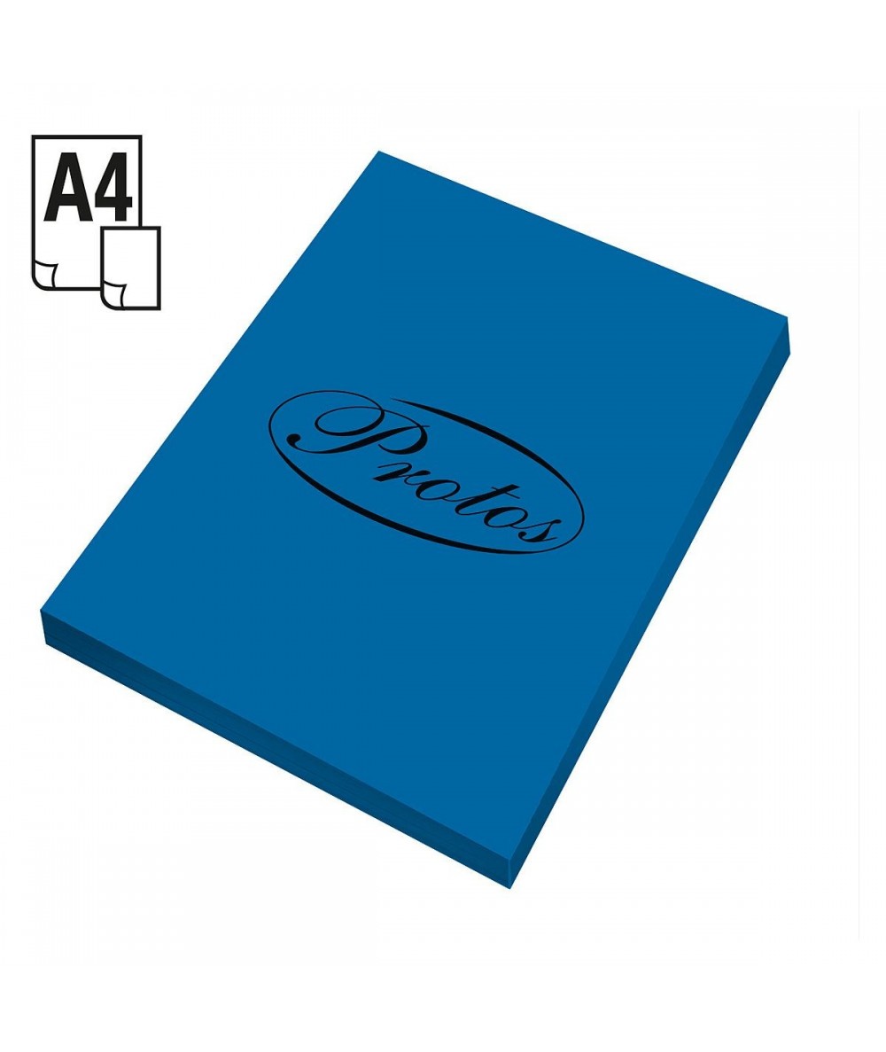 Niebieski papier A4 kserograficzny 100 arkuszy 80g/m2 do drukarek