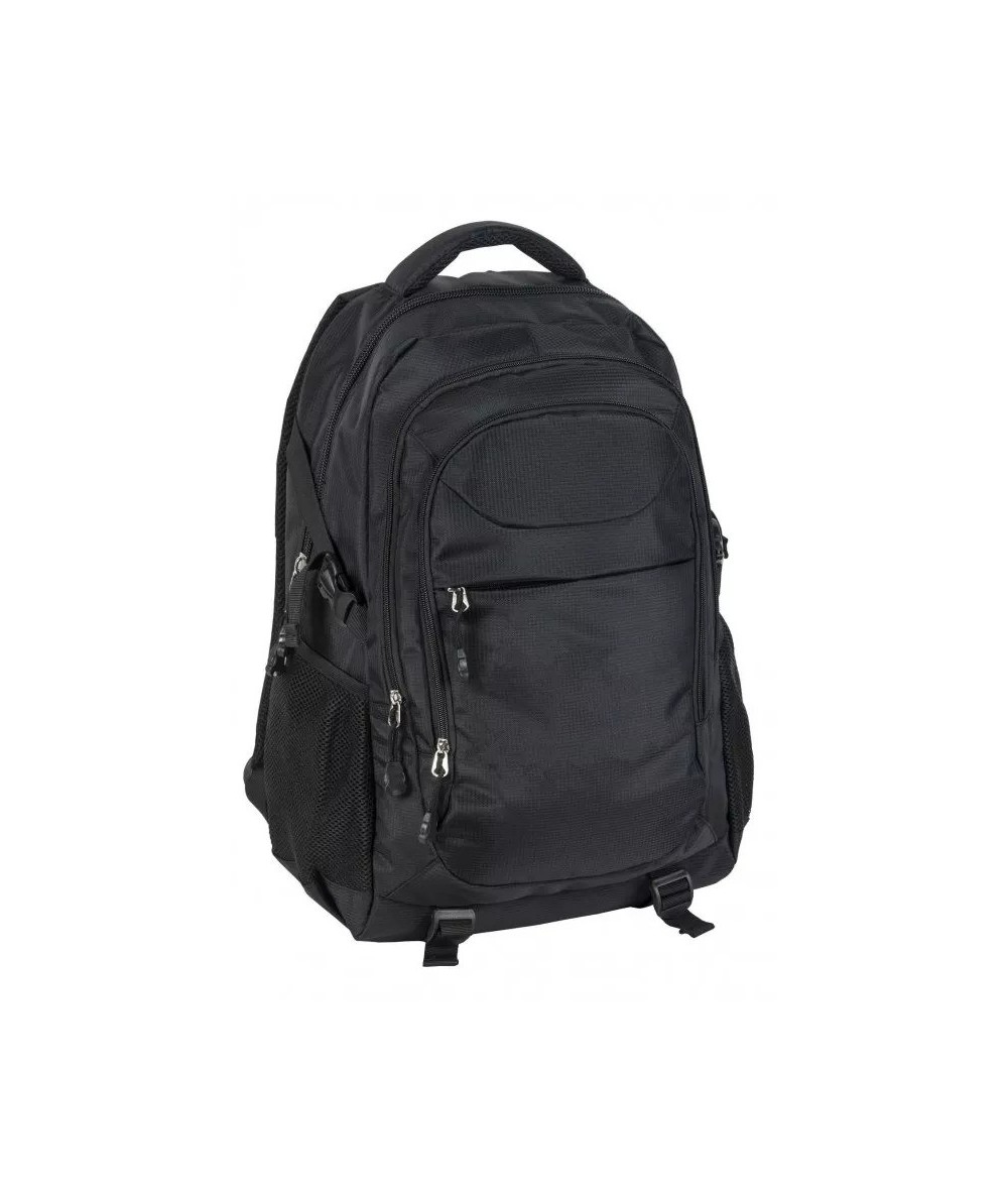 Czarny plecak 4 komory PASO dla nastolatków