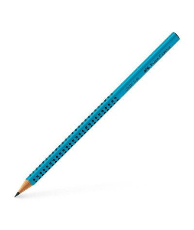 Niebieski ołówek matowy Faber-Castell w kropeczki NOWOŚĆ 2020