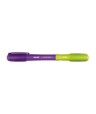 Długopis SWAY Combi DUO MILAN zielono - fioletowy - rozkręcany