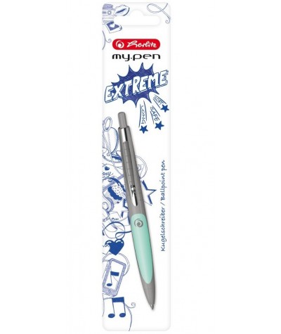 Długopis HERLITZ My.Pen szaro-miętowy