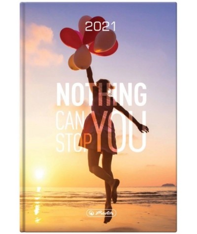 Kalendarz tygodniowy motywacyjny 2021 A5 HERLITZ Nothing Can Stop You