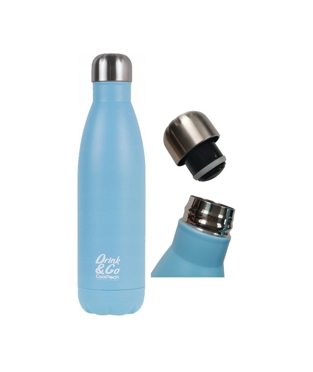 Butelka termiczna termos CoolPack 500ml do szkoły niebieska na napoje