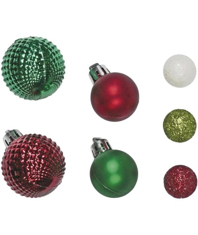 Dekoracje świąteczne z pianki Titanum kolorowe kulki 54 sztuki MIX WZORÓW
