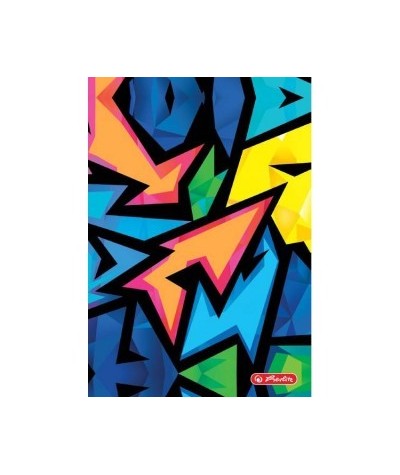 Brulion w kratkę zeszyt A5 96 kartek Herlitz Neon Art