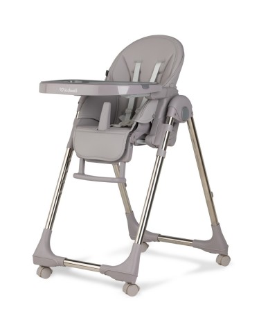 Krzesełko do karmienia Kidwell Bento SZARE dla dziecka 6-36 m-c ze stolikiem
