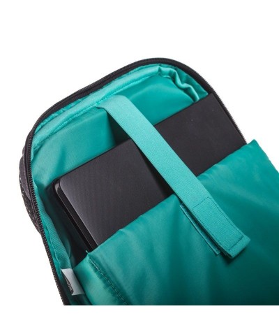 Betlewski plecak na laptop MĘSKI czarny antykradzieżowy port USB Activ