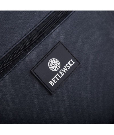Betlewski plecak miejski czarny na laptopa 15,6'' marmurkowy Activ