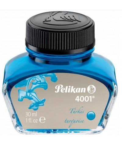 Atrament do pióra Pelikan 4001 turkusowy 30 ml flakon Turquise