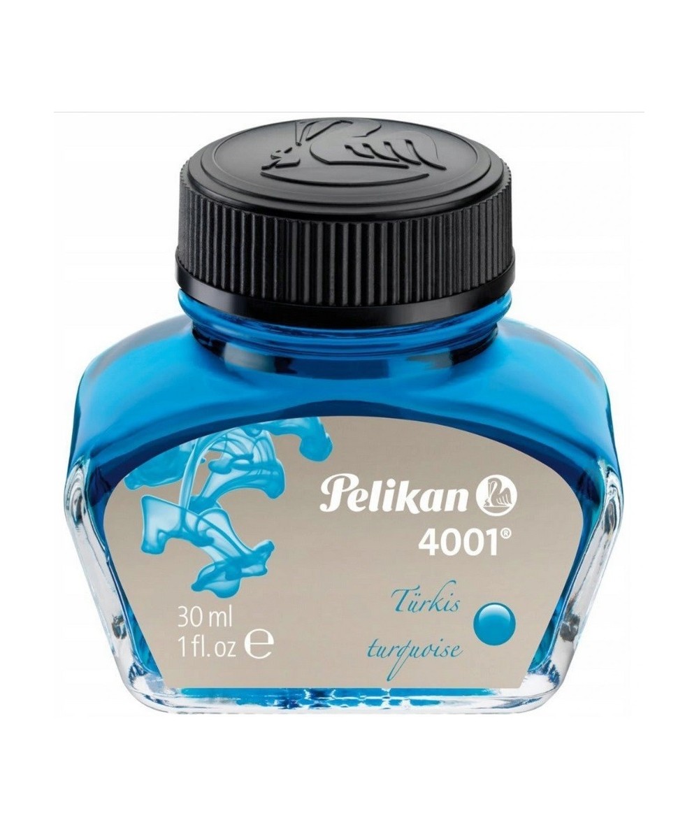 Atrament do pióra Pelikan 4001 turkusowy 30 ml flakon Turquise