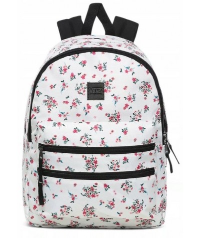 Plecak VANS szkolny SCHOOLIN IT Beauty Floral Marshmallow biały w kwiatki