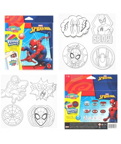 Magnesy na lodówkę SPIDERMAN Marvel Colorino Creative 4 sztuki DIY