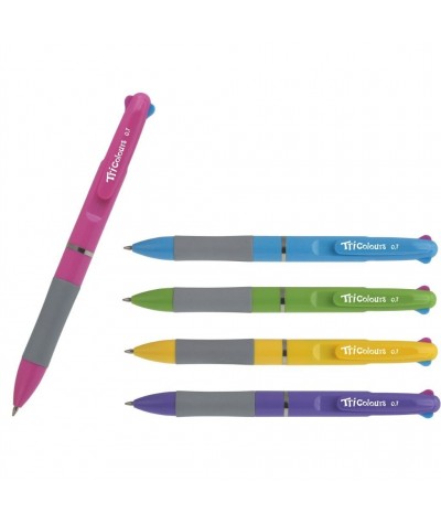 Długopis kolorowy Patio 3 kolory TriColours MIX