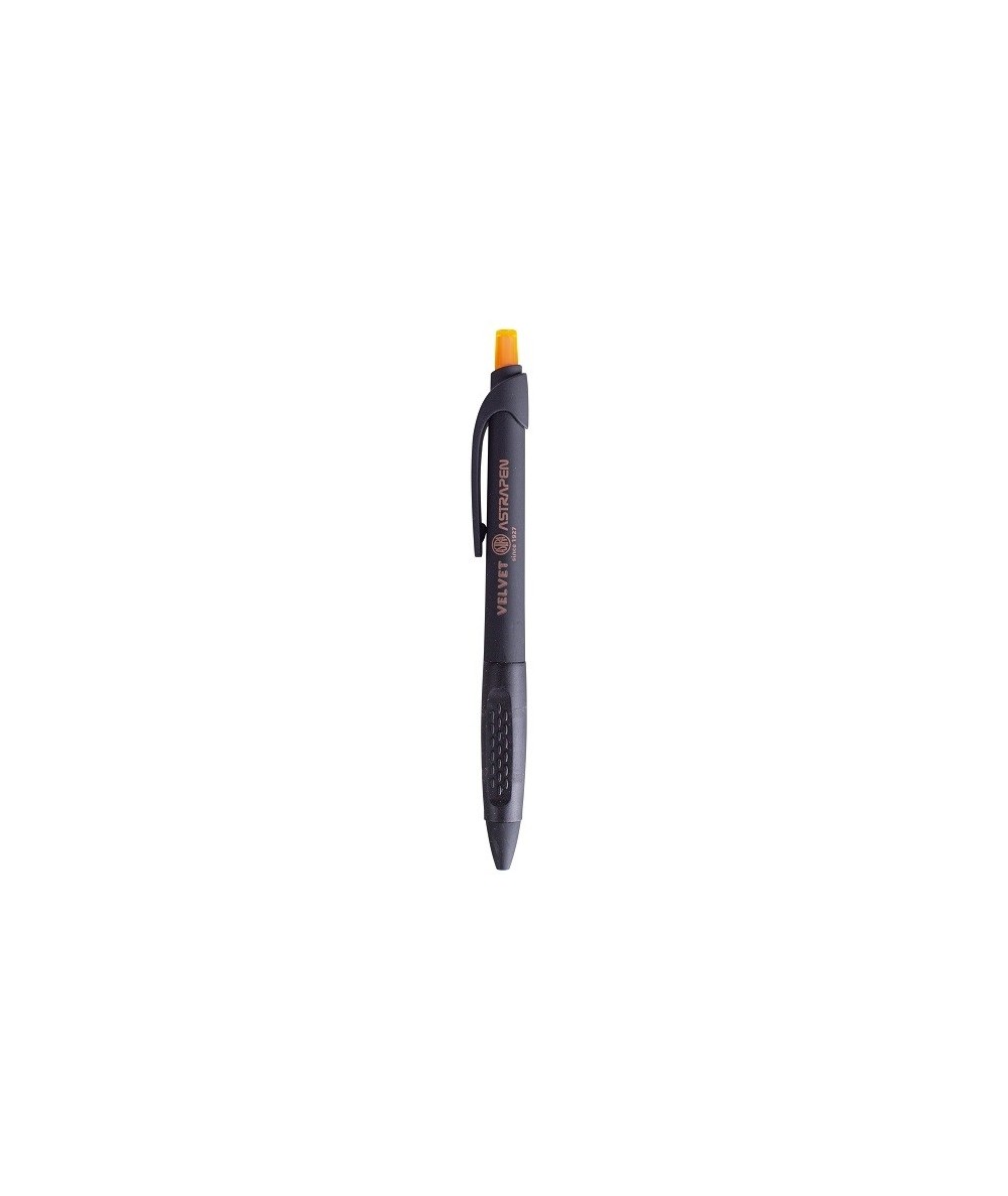 Długopis ASTRA VELVET 0,7 gumowy uchwyt niebieski tusz