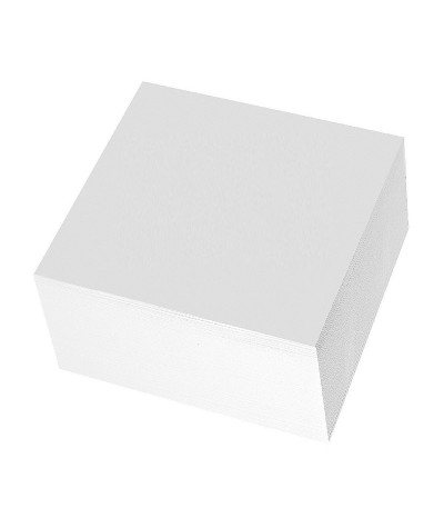 Kostka papierowa biała PROTOS klejona 83x83x40mm
