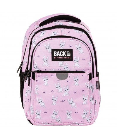 Różowy plecak BackUP SARENKI PLB4P29