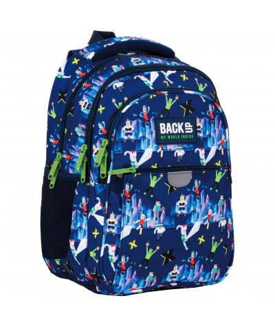Plecak szkolny dla chłopca XXX GRA BackUP do 1 klasy P51
