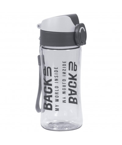 Bidon szary z tritanu Mini 400ml BPA free BackUP