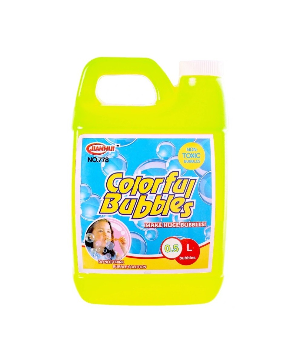 Płyn do baniek mydlanych 0,5L DUŻY bańki dla dzieci Coloful Bubbles