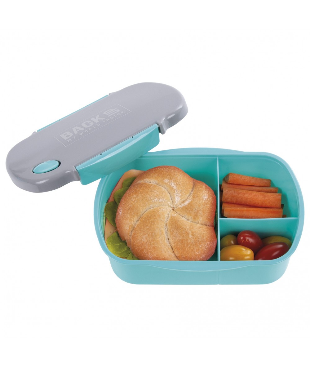Śniadaniówka lunchbox TURKUSOWA BackUP 500ml na obiad BPA FREE B38