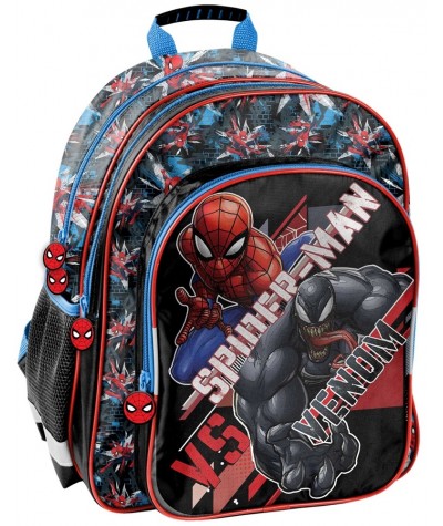 Plecak dla chłopca Spiderman Venom Paso dla pierwszoklasisty A4