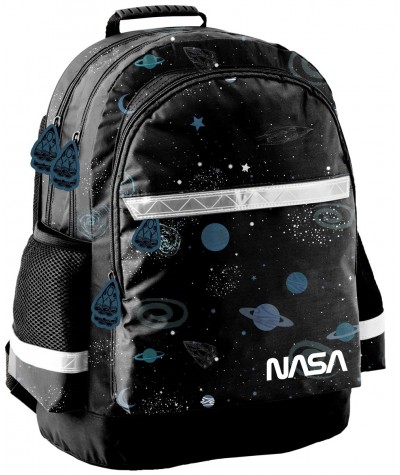 Plecak NASA szkolny PASO kosmos czarny dla chłopca