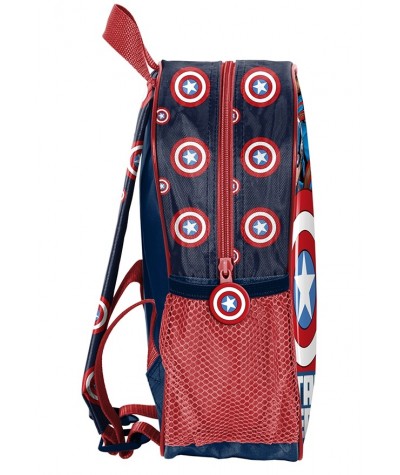 Plecak przedszkolaka Avengers Kapitan Ameryka mały dla chłopca Marvel